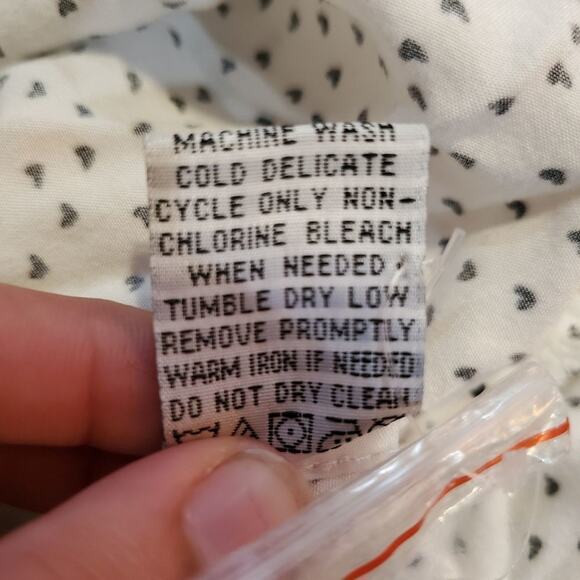 Velvet heart large women's button down blouse - Picture 12 of 12